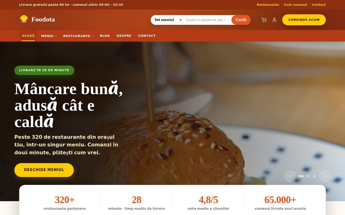 Online store — Foodota