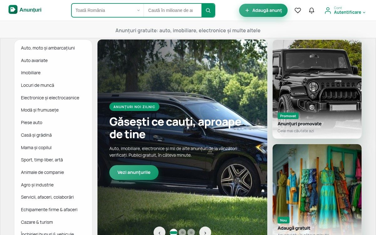 Marketplace — Anunțuri Premium