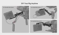 SmallRig Adjustable EVF Mount with NATO Clamp MD3507