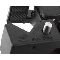 Kupo KCP-710B Convi Clamp with Adjustable Handle and Hex Stud (Black)