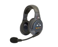 Eartec EVADE EVx1477-CM Full Duplex Dual Channel Wireless Intercom System with 7 Single 7 Dual Speaker Headsets