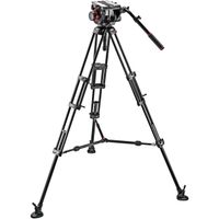 MANFROTTO 509HD Fluid Video Head with 545B (545BK) Tripod Legs & Bag (13 Kg) 