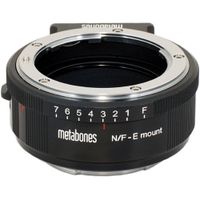 Metabones Nikon G Lens to Sony NEX Camera Lens Mount Adapter (Matte Black) MB_NFG-E-BM1 