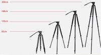 MILIBOO MTT702B PROFESSIONAL CARBON FIBER TRIPOD (200 Cm) + MYT803 FLUID HEAD (8 Kg) 
