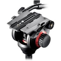 Manfrotto 504X Fluid Video Head & MVTTWINGA Aluminum Tripod with Ground Spreader 