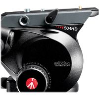 Manfrotto 504X Fluid Video Head & MVTTWINGA Aluminum Tripod with Ground Spreader 