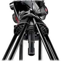 Manfrotto 504X Fluid Video Head & MVTTWINGA Aluminum Tripod with Ground Spreader 