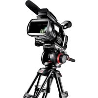 Manfrotto 504X Fluid Video Head & MVTTWINGA Aluminum Tripod with Ground Spreader 