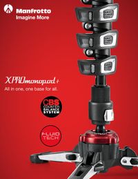 MANFROTTO MVMXPROA4 FLUID VIDEO MONOPOD 