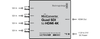 Blackmagic Design Mini Converter - Quad SDI to HDMI 4K 2 