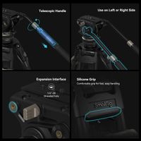SmallRig FreeBlazer AD-100 10 KG / 197 CM  Heavy-Duty Carbon Fiber Tripod Kit 3989