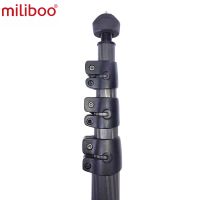 MILIBOO MTT702B PROFESSIONAL CARBON FIBER TRIPOD (200 Cm) + MYT803 FLUID HEAD (8 Kg) 