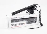 AZDEN SGM-990+i SHOTGUN MICROPHONE FOR MOBILE And INTELLIGENT DEVICE RECORDING 