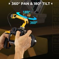 SmallRig Adjustable Monitor Support Compatible with ARRI 3/8''-16 Screws (BumbleBee Edition) 5520