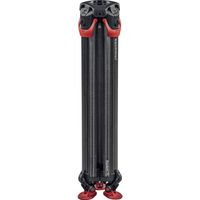 SACHTLER 4585 FLOWTECH 75 CARBON FIBER TRIPOD WITH MID-LEVEL SPREADER AND RUBBER FEET 