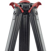 SACHTLER 4585 FLOWTECH 75 CARBON FIBER TRIPOD WITH MID-LEVEL SPREADER AND RUBBER FEET 