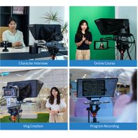 FeelWorld TP16 Universal 16 inch Folding Teleprompter with Remote Control