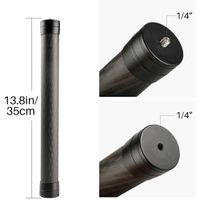 DigitalFoto RS-S01 Carbon Fiber Extend Stick for Ronin-S/SC, DJI RS 3 Pro , RS 4 , RS 4 Pro, RS5 , RS5 Pro