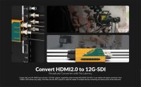 AVMATRIX SC1221-12G HDMI 2.0 to 12G-SDI 4K Broadcast Signal Converter