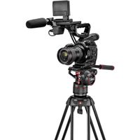 Manfrotto MVKN8TWINMA Nitrotech N8 Kit Trepied Video Aluminiu 
