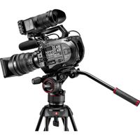 Manfrotto MVKN8TWINMA Nitrotech N8 Kit Trepied Video Aluminiu 