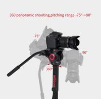 Miliboo MTT705BS Carbon Fiber Fluidtech Base Monopod + MYT801 II Video Head 10 kg