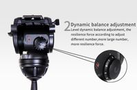 MILIBOO M8DL TREPIED VIDEO 180 CM + M8 FLUID HEAD 15 KG