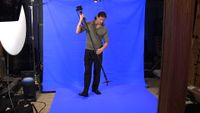 CHROMA-KEY BLUE (ALBASTRU) 3m x 6 m (10 ft x 20 ft)