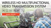 CVW Crystal Video Pro200 Zero Latency Wireless HD Video Transmitter Kit Dual Format SDI / HDMI