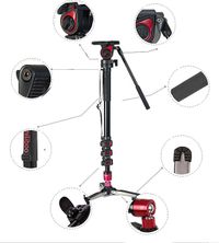 Miliboo MQB Travel Carbon Fiber Fluid head monopod