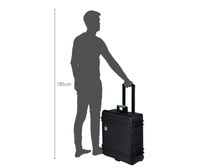 HPRC 2700W WHEELED HARD CASE WITH CUBED FOAM INTERIOR 