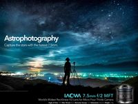 Venus Optics Laowa 7.5mm f/2 MFT Lens for Micro Four Thirds (Black) 