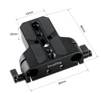 SmallRig Baseplate with Dual 15mm Rod Clamp 1674