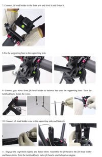 SCORPIO SDV-T500 KIT Carbon Fiber Jib Crane 5 Meter + Motorized Head 10 Kg Payload