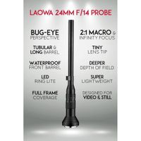 Venus Optics Laowa 24mm f/14 2X Macro Probe Lens for Canon EF (Cine-Mod Version)