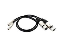 Blackmagic Design Set of 2 Mini XLR to XLR Audio Cables for Video Assist 4K