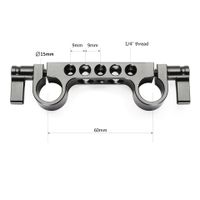 SmallRig Super Lightweight 15mm-Railblock (2pcs Pack) 2061