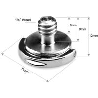 SmallRig Quick release Camera Fixing D-Ring 1/4 Screw (2pcs Pack) 976