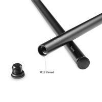 SmallRig 2pcs 15mm Black Aluminum Alloy Rod (M12-40cm) 16inch 1054