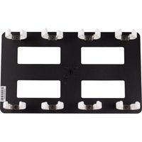 NanLite Pavotube Quad Bank 4 T12 LED Tube Mount with Gooseneck and 5/8in Receiver HD-T12-4-BHG