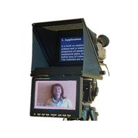 Video Solutions VSS-10B Portable Teleprompter + Monitor + Software 
