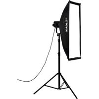 NanLite Asymmetrical Stripbank Softbox 45 x 110 cm with Bowens Mount