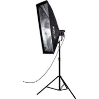 NanLite Asymmetrical Stripbank Softbox 45 x 110 cm with Bowens Mount