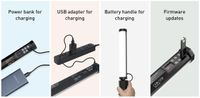 NanLite PavoTube II 6C 10in RGBWW LED Tube with Internal Battery