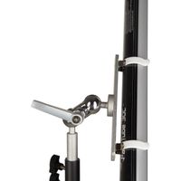 NanLite Pavotube Single T12 LED Tube Holder with Swivel Ball Joint and 5/8in Baby Pin HD-T12-1-BHP