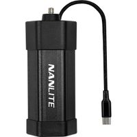 NanLite NP-F Battery Handle for Pavotube II 6C + USB Type-C Cable