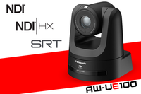 Panasonic AW-UE100 4K NDI Professional PTZ Camera (Black)