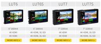 FeelWorld LUT6 6 Inch HDR/3D LUT 2600nits 4K HDMI Touch Screen On-Camera Monitor