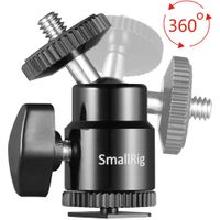 SmallRig 1/4 Camera Hot shoe Mount with Additional 1/4 Screw (2pcs Pack) 2059