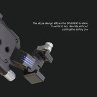 DigitalFoto DF-8169S Vertical Shooting Clamp for DJI RS3 RS3 RS4 RS5  Gimbal with Fine Adjusting Plate